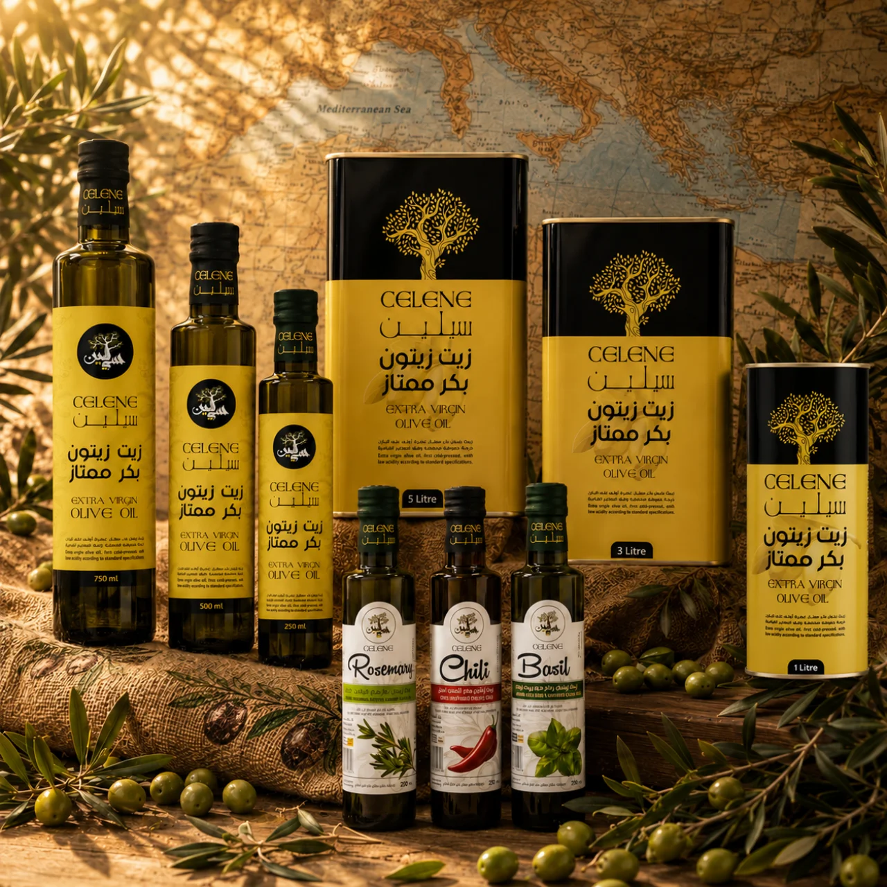 Olive oil packaging